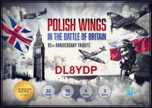 Polish Wings in the battle of britain award DL8YDP