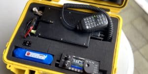 Xiegu G90 Go-Box im B&W Outdoor-Koffer mit LiFePo4-Akku und Digirig