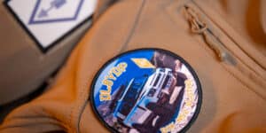 Klett-Patch mit Amateurfunkrufzeichen DL8YDP